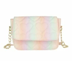 Olivia Miller Girl Kayla Crossbody Handbag Pastel Rainbow