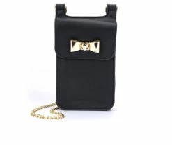 Olivia Miller Erin Phone Crossbody Handbag Black