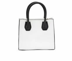 Olivia Miller Ezra Mini Tote Handbag White/Black