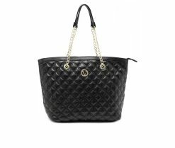 Vera New York Madeira Tote Handbag Black