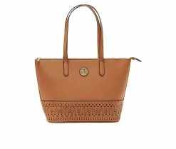 Vera New York Loretta Tote Handbag Cognac