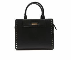 London Fog Bianaca Satchel Handbag Black