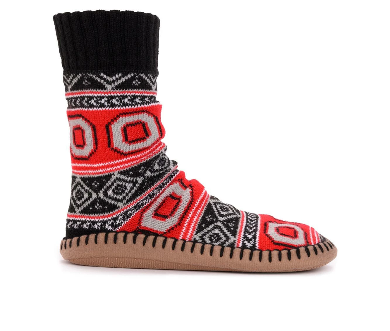 MUK LUKS Game Day Ohio State Buckeyes Slipper Socks Ohio State - Image 2