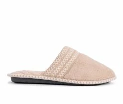 MUK LUKS Cathy Micro Chenille Closed Toe Slipper Honey Wheat