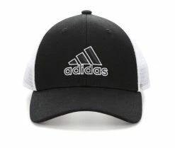 Adidas Men's Structured Mesh Snapback Cap Black/White