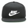 Nike Adult Unisex NSW Futura Pro Flat Bill Cap Black/White