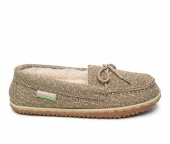 Minnetonka Women's Eco Oak Slippers Tan