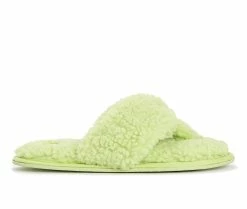 MUK LUKS Taryn Slippers Butterfly Green