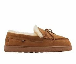 Lamo Footwear Women's Doubleface Sheepskin Moccasins Chestnut