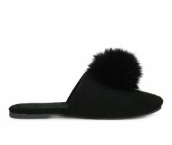 Journee Collection Nightfall Slippers Black