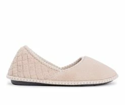 MUK LUKS Women's Beverly Micro Chenille Slip-on Slippers Honey Wheat