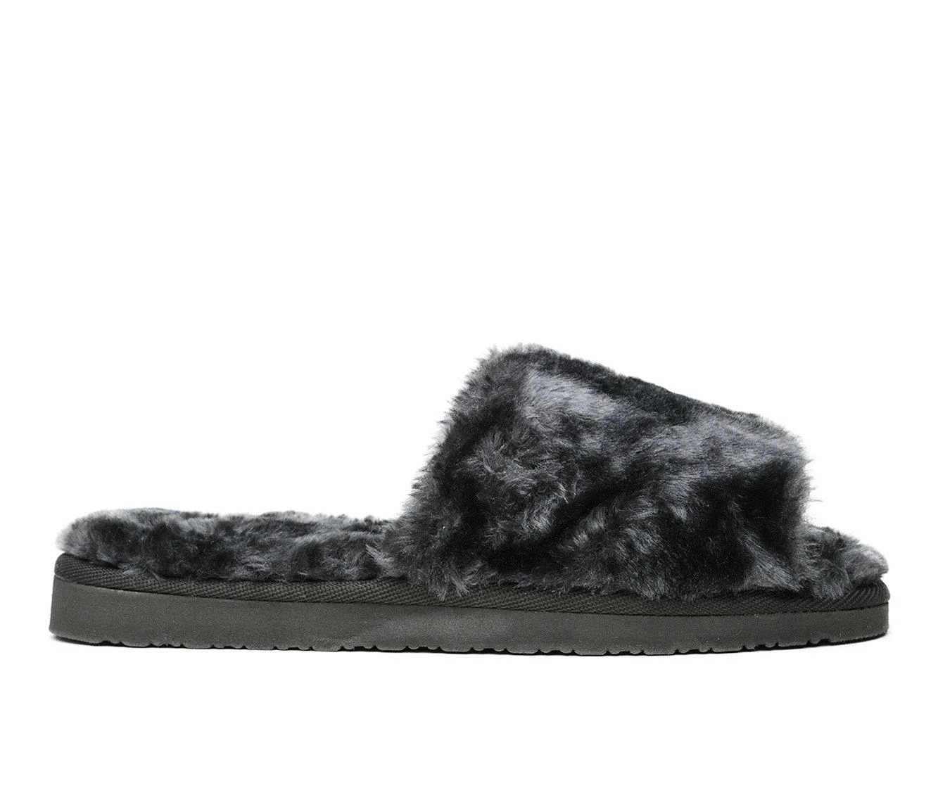 Minnetonka Women's Lolo Slide Slippers Charcaol - Image 2