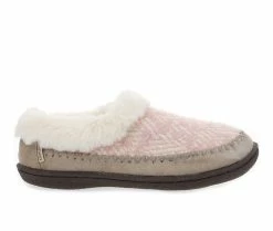 Staheekum Serene Brushed Knit Clog Slippers Taupe Blush