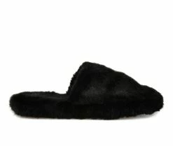 Journee Collection Cozey Slippers Black