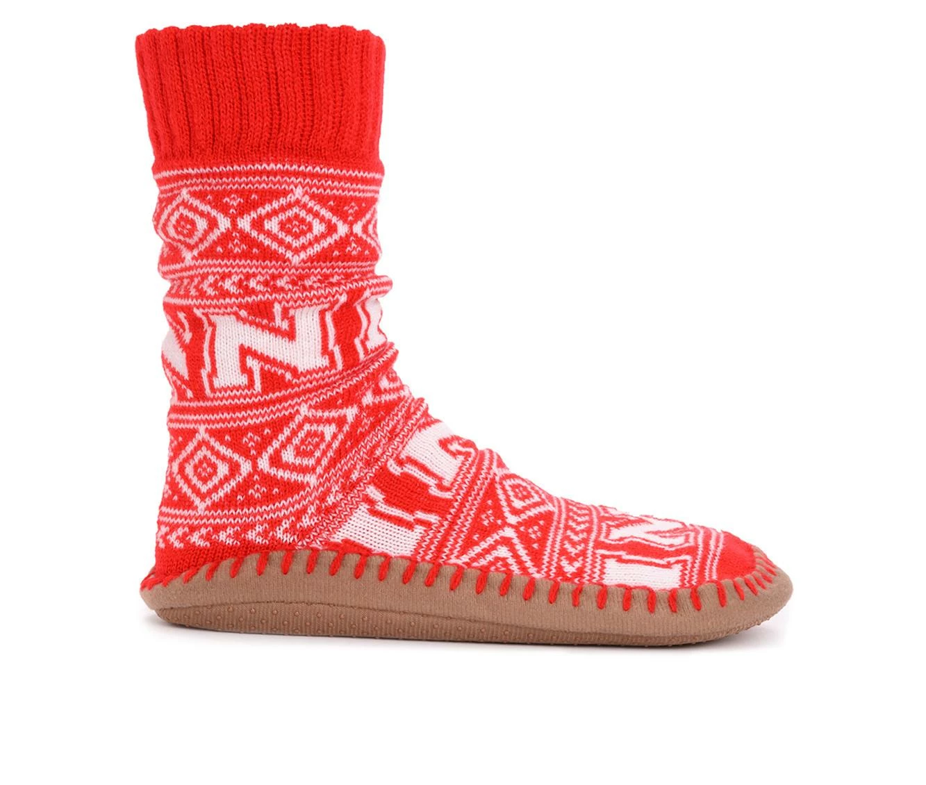 MUK LUKS Game Day Nebraska Corn Huskers Slipper Socks Nebraska - Image 2