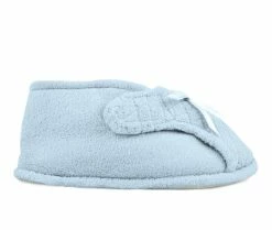 MUK LUKS Women's Chenille Adjustable Slipper Blue