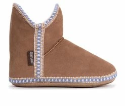 MUK LUKS Women's Macee Slipper Bootie Caramel