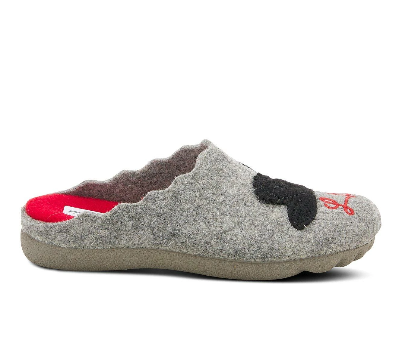 Flexus Swan Love Slippers Grey - Image 2