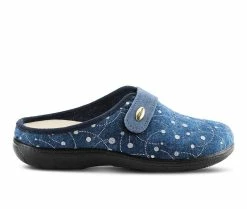 Flexus Sophie Slippers Blue
