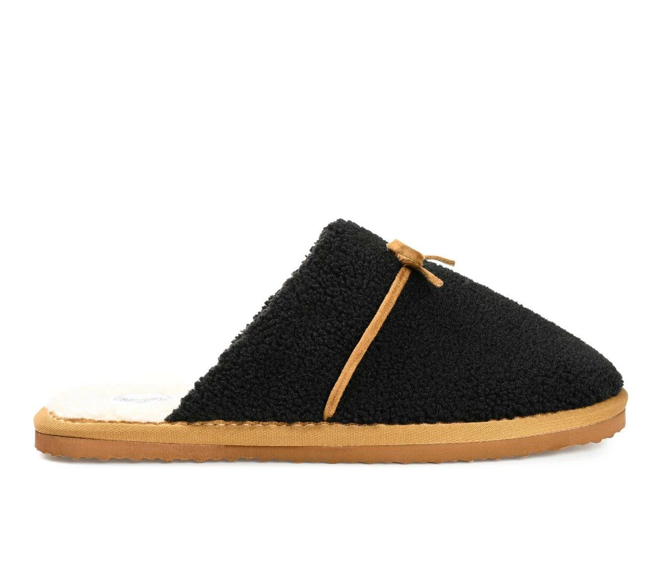 Journee Collection Melodie Slippers Black