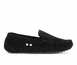MUK LUKS Men's Everett Moccasin Slippers Ebony