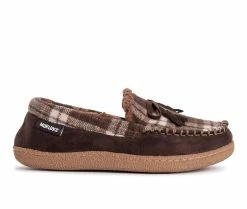 MUK LUKS Tanver Slippers Dark Brown