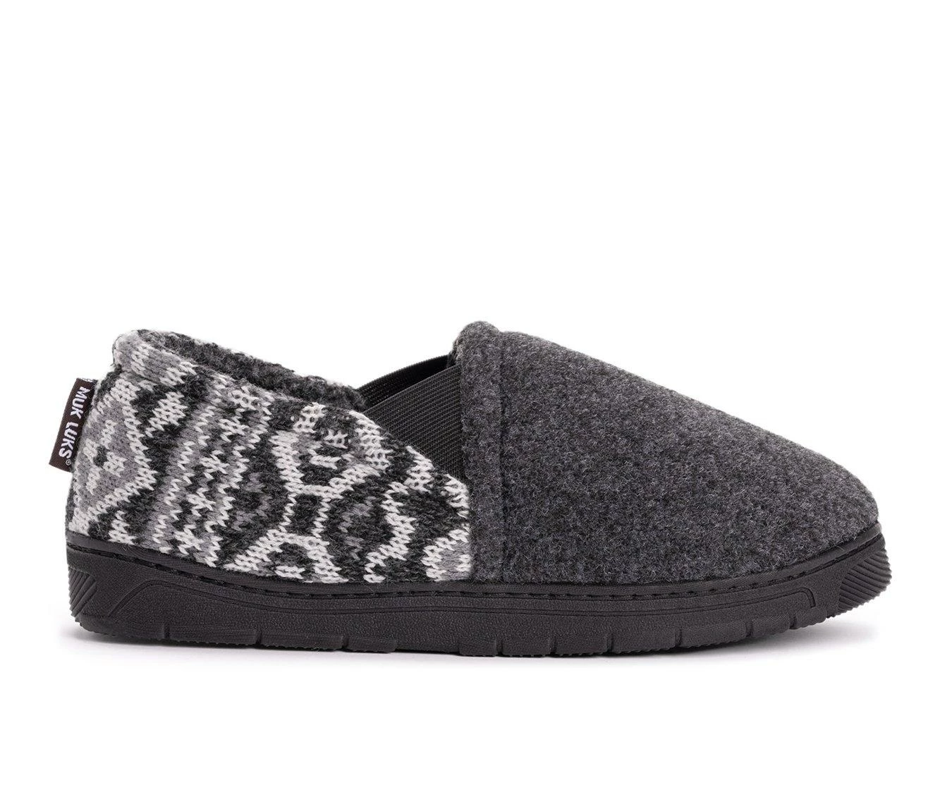 MUK LUKS Kristof Slippers Black - Image 2