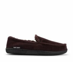 MUK LUKS Faux Suede Moccasin Slippers Brown