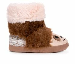 MUK LUKS Toddler & Little Kid & Big Kid Zoo Friends Slipper Booties Sleepy Sloth
