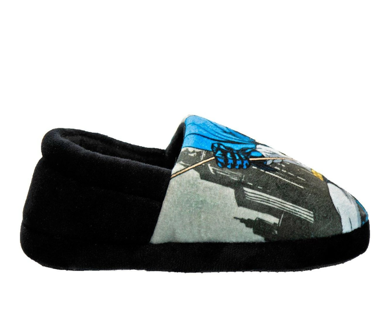 DC Comics Toddler & Little Kid Batman II Slippers Black/Blue - Image 2