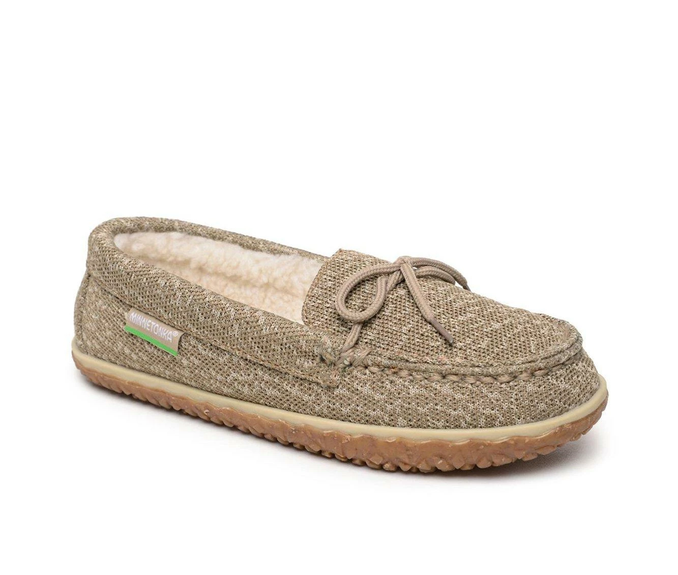 Minnetonka Women's Eco Oak Slippers Tan - Image 3