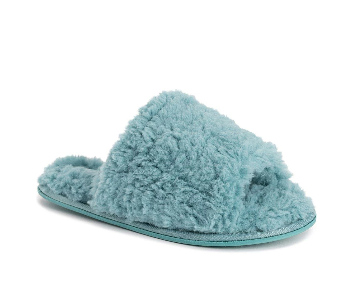 MUK LUKS Franki Slippers Porcelain Blue - Image 3