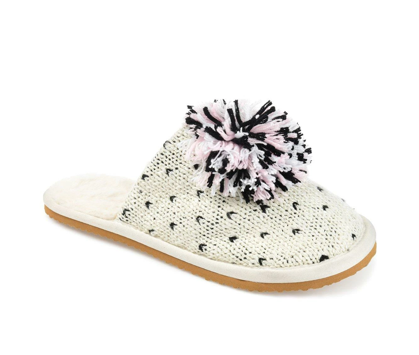 Journee Collection Stardust Slippers Beige - Image 3