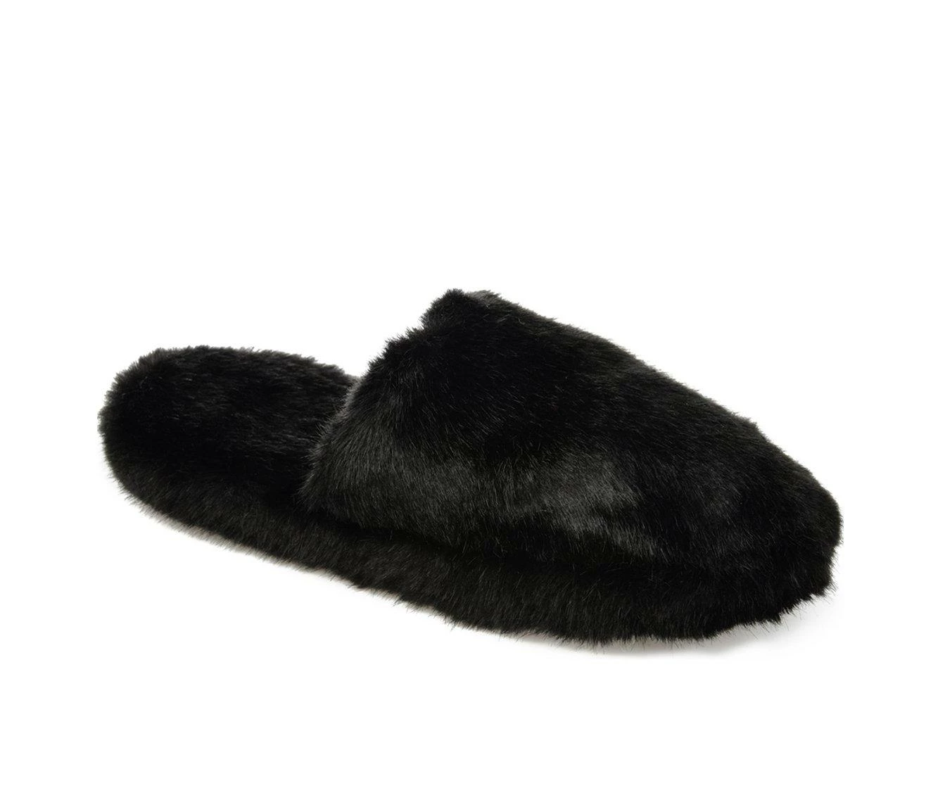 Journee Collection Cozey Slippers Black - Image 3