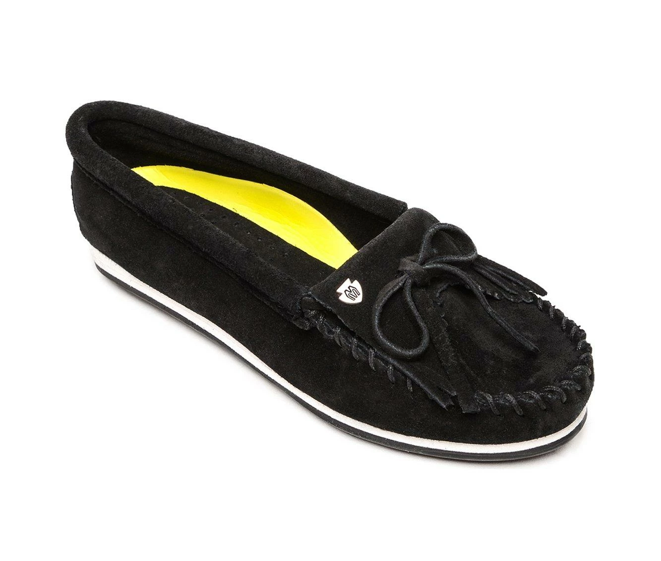 Minnetonka Women's Kilty Plus Moc Slippers Black - Image 3