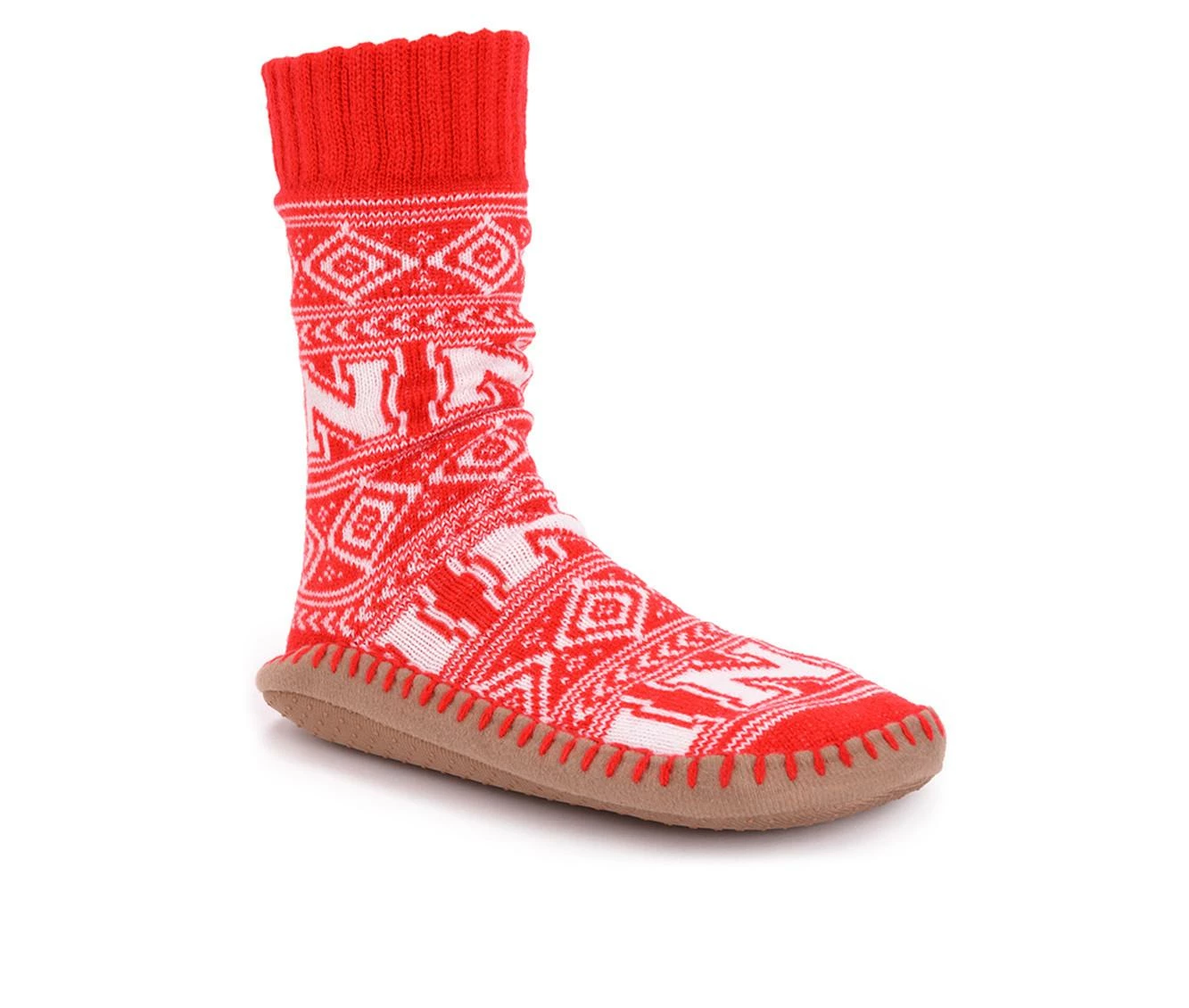 MUK LUKS Game Day Nebraska Corn Huskers Slipper Socks Nebraska - Image 3