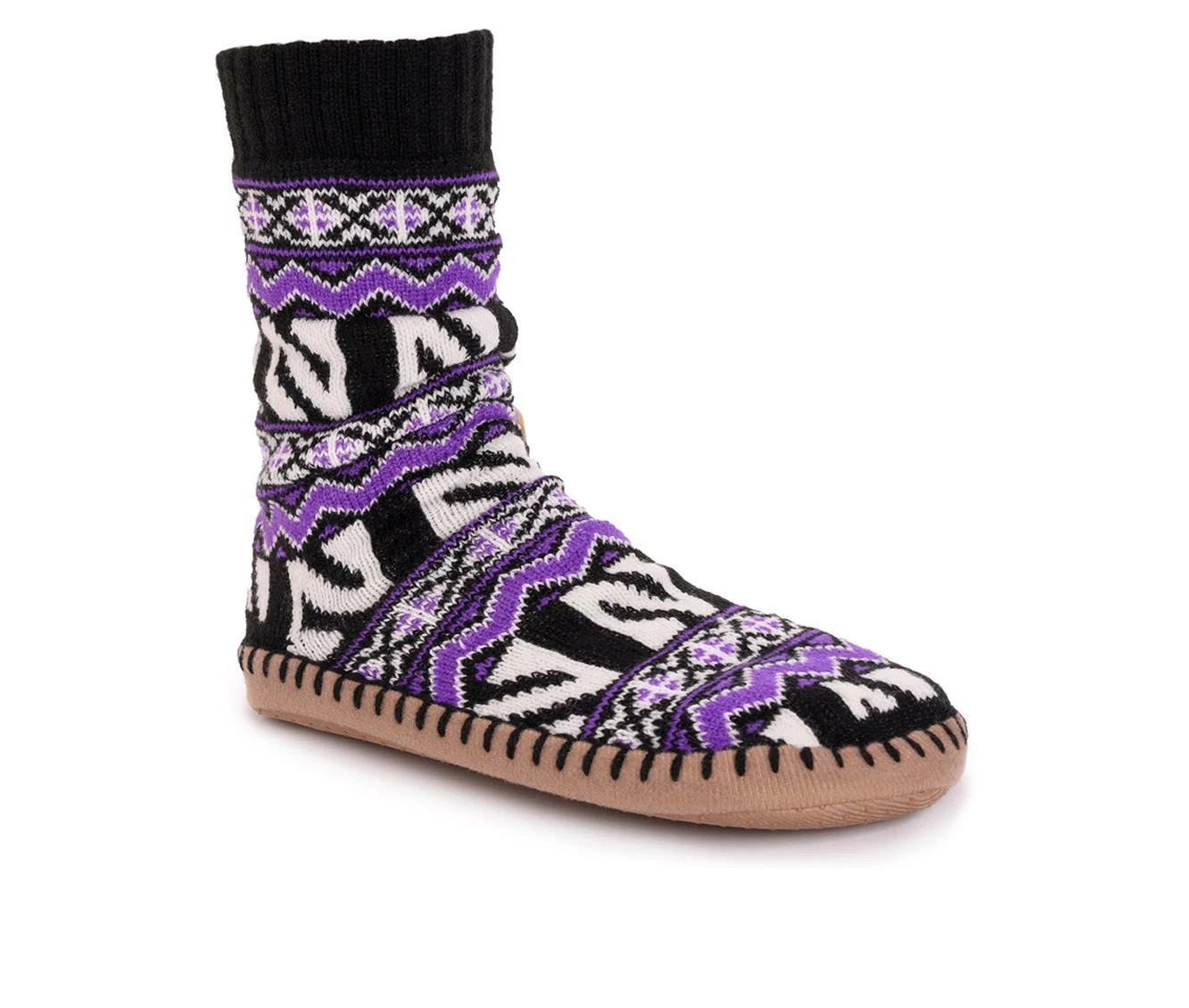 MUK LUKS Game Day Northwestern Wildcats Slipper Socks Northwestern - Image 3