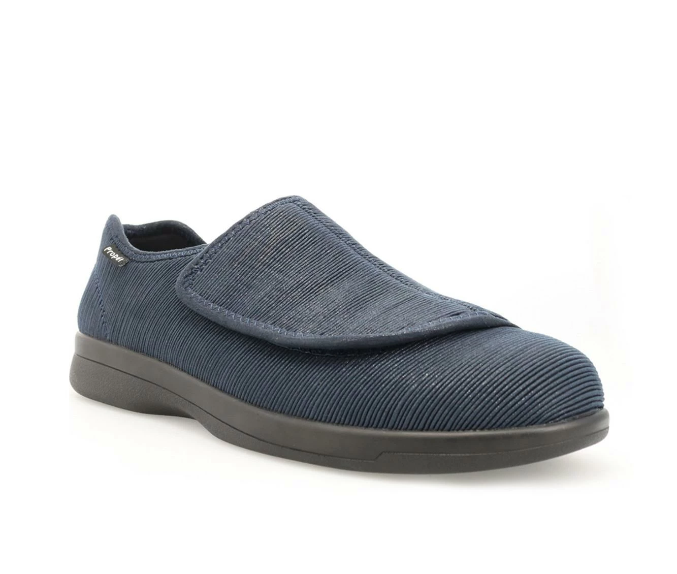 Propet Men's Cush N Foot Slippers Navy Corduroy - Image 3