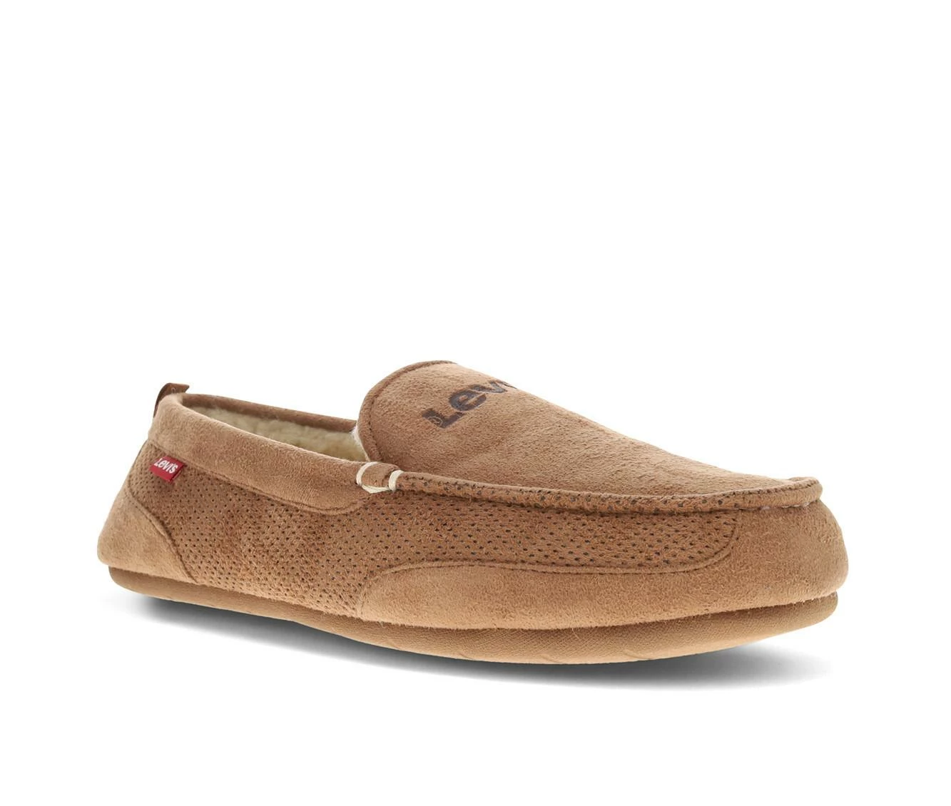 Levis Harlin 2 Moccasin Slippers Tan - Image 3