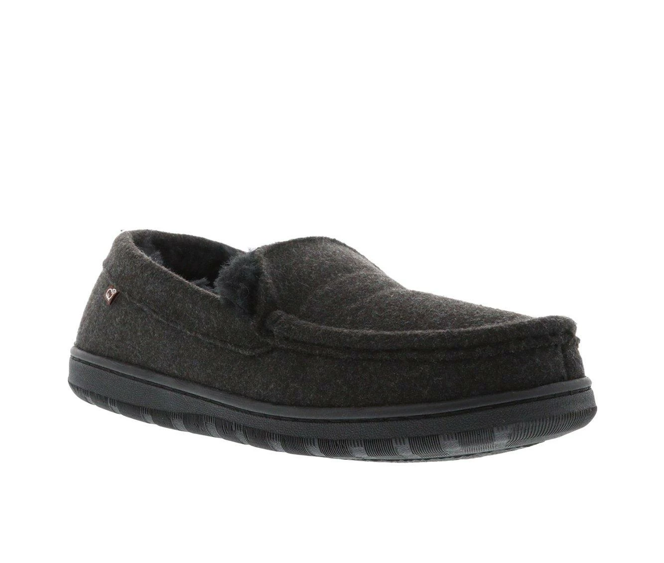Lamo Footwear Harrison Wool Slippers Black - Image 3