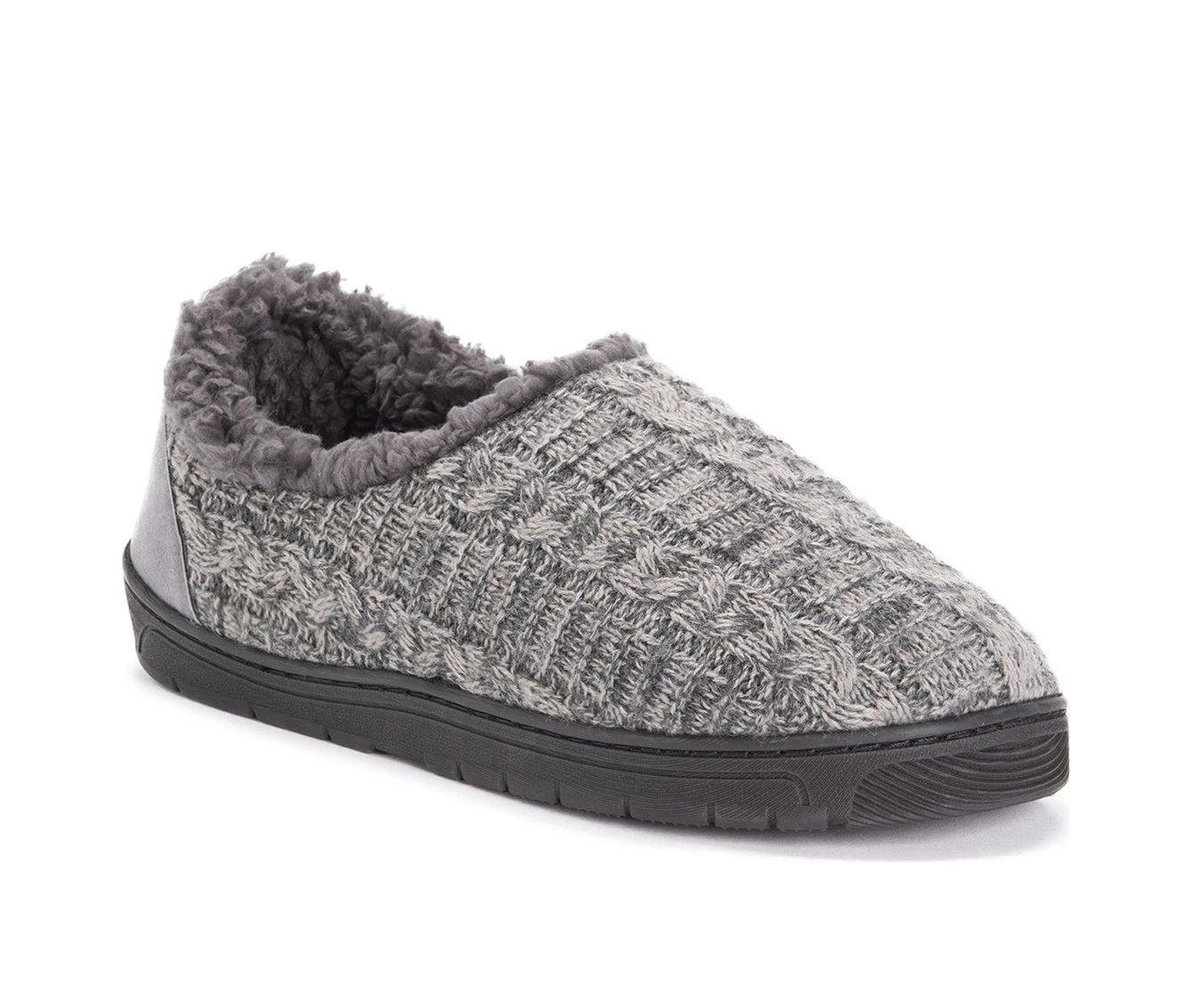 MUK LUKS John Clog Slippers Cinder Grey - Image 3