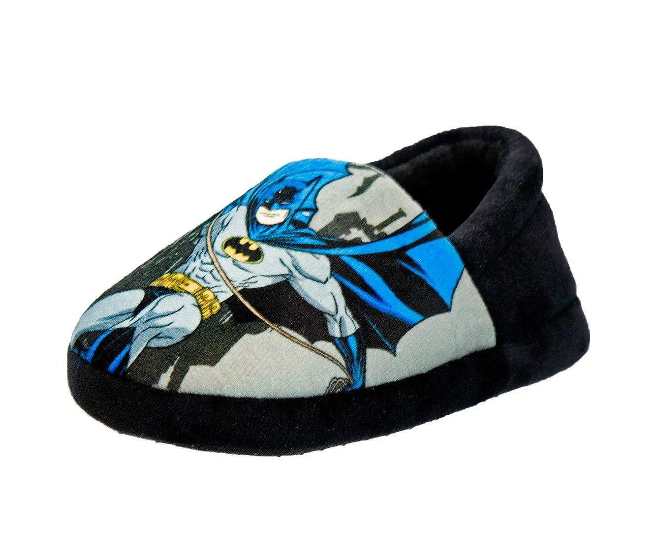 DC Comics Toddler & Little Kid Batman II Slippers Black/Blue - Image 3