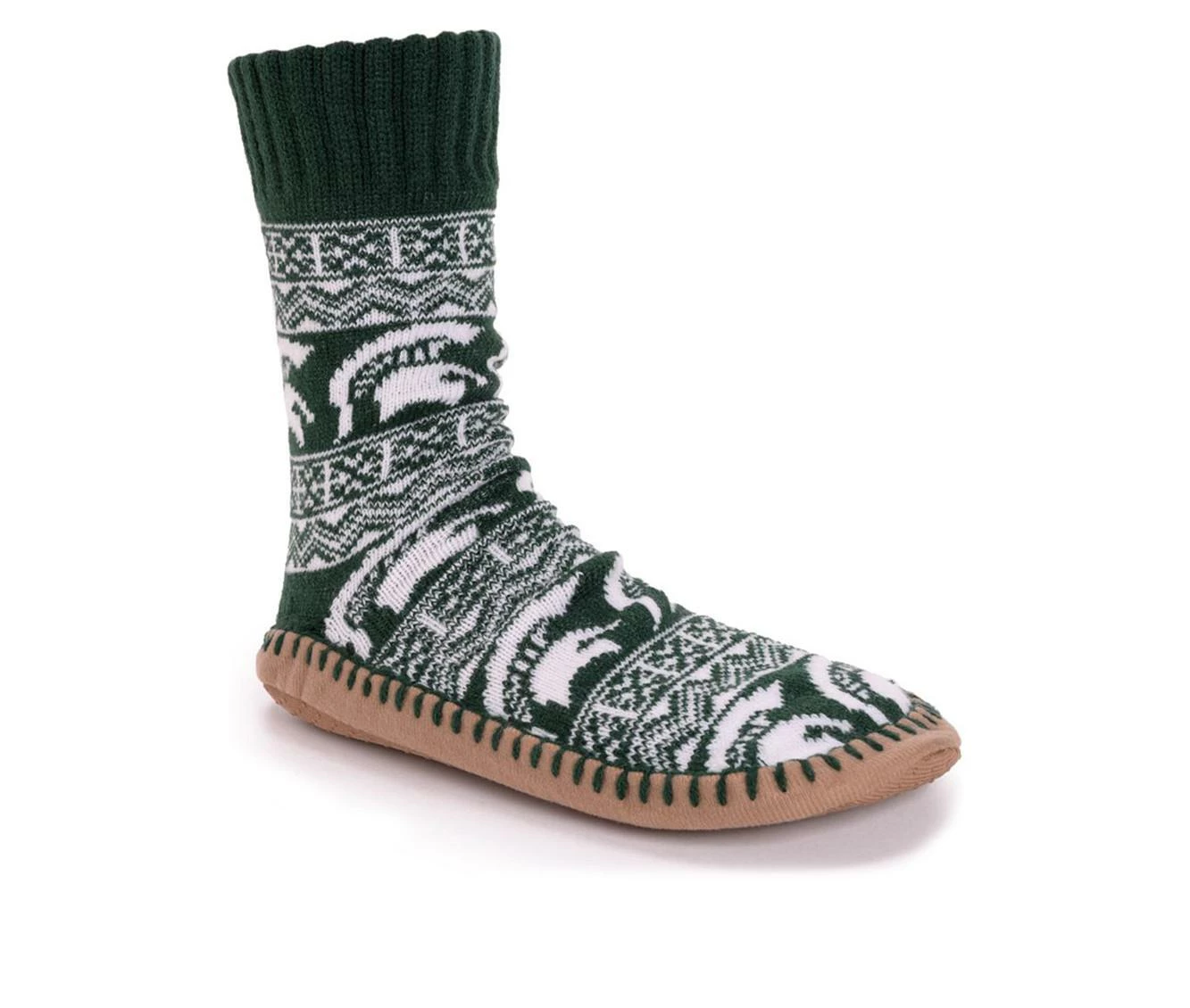 MUK LUKS Game Day Michigan State Spartans Slipper Socks Michigan State - Image 3