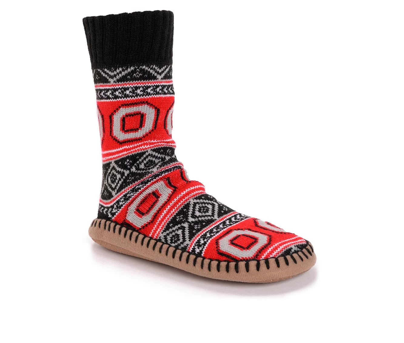 MUK LUKS Game Day Ohio State Buckeyes Slipper Socks Ohio State - Image 3