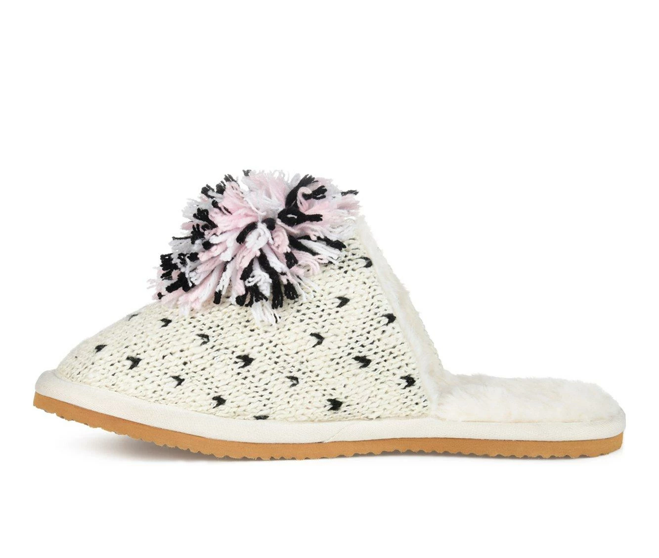 Journee Collection Stardust Slippers Beige - Image 4