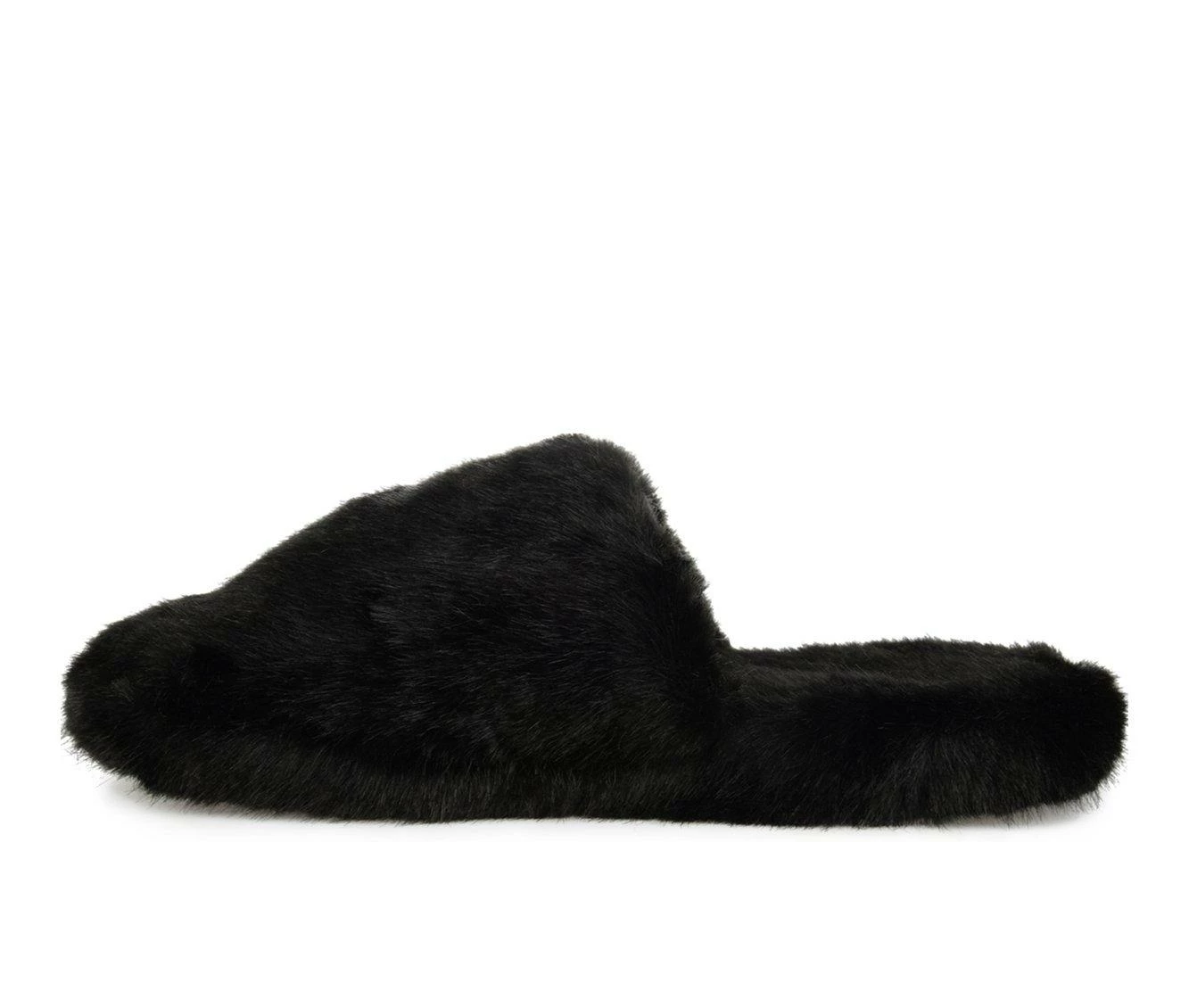 Journee Collection Cozey Slippers Black - Image 4