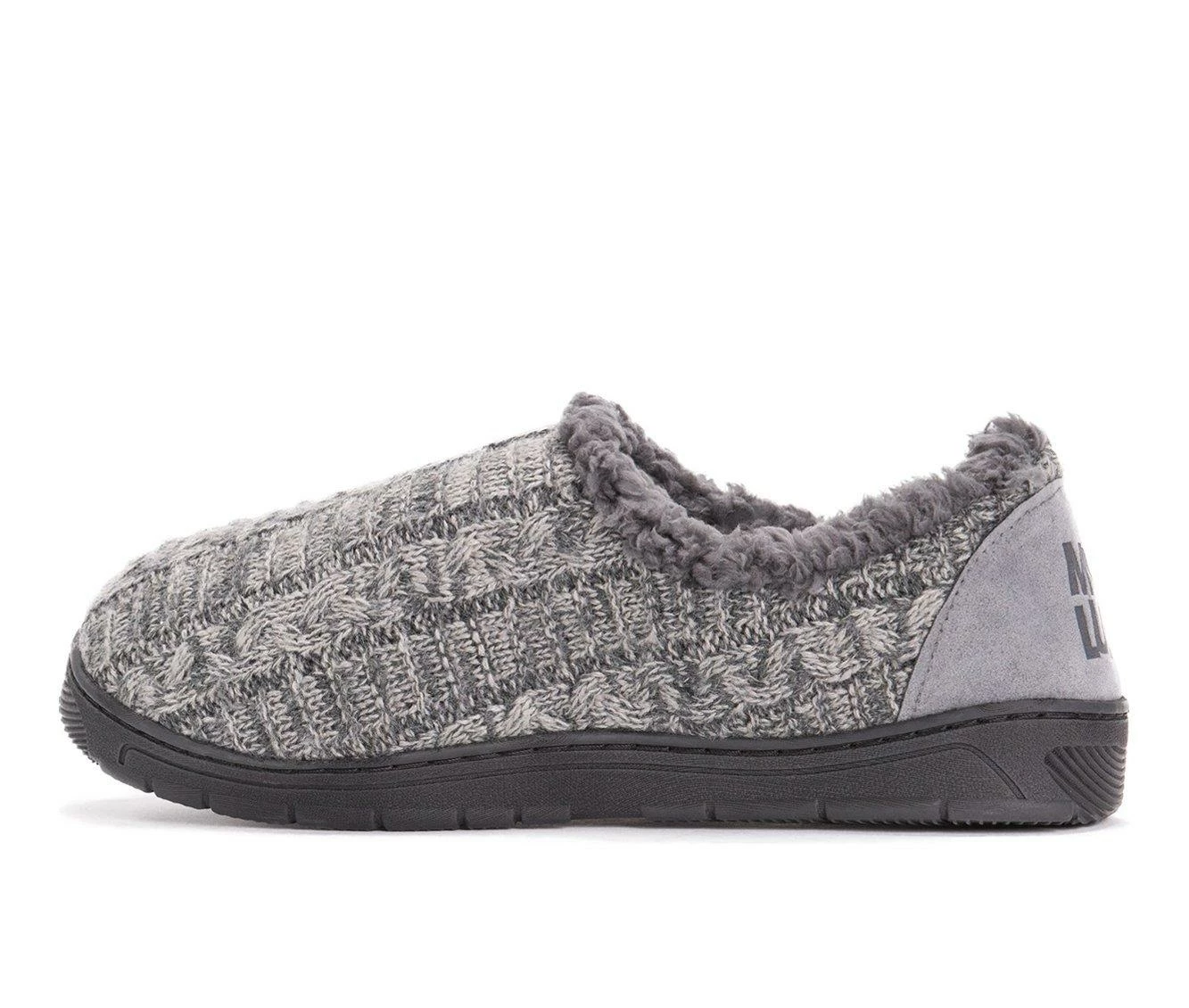 MUK LUKS John Clog Slippers Cinder Grey - Image 4