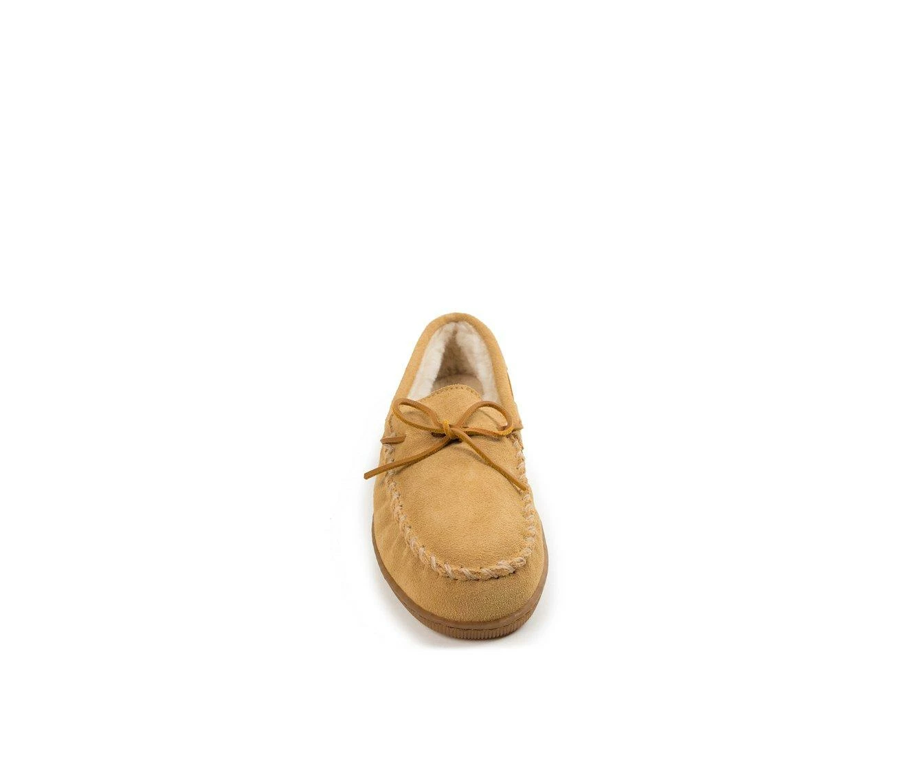 Minnetonka Pile Lined Hardsole Slippers Tan - Image 4