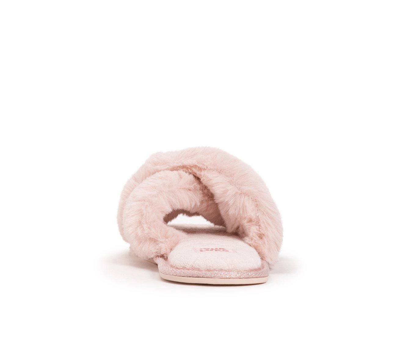 MUK LUKS Perley Cross Slippers Blush - Image 5