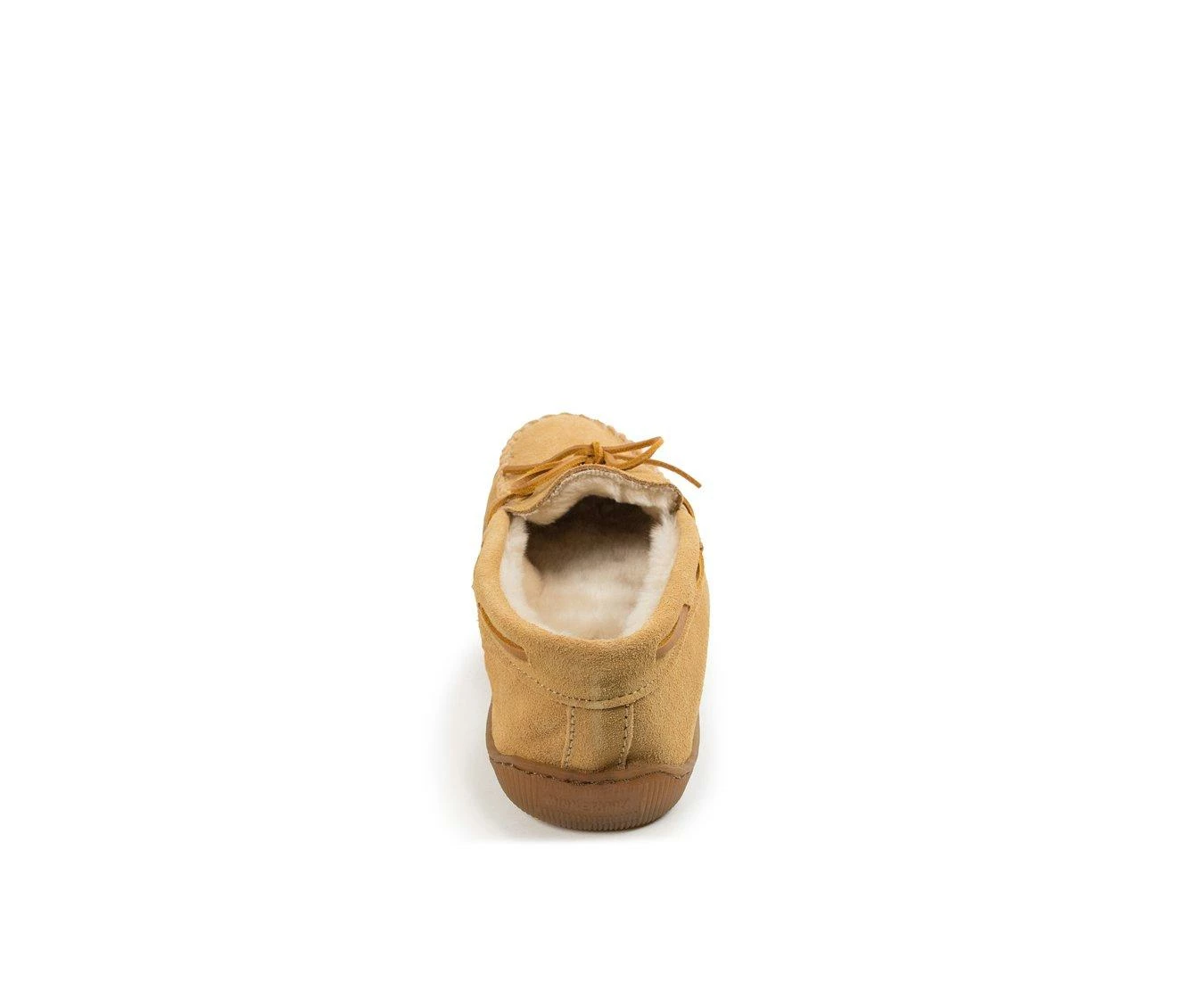 Minnetonka Pile Lined Hardsole Slippers Tan - Image 5